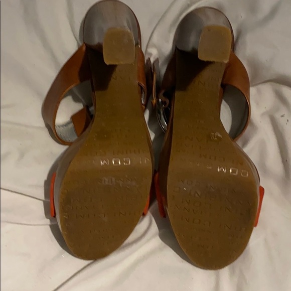 Great summer heal by Gianni Bini Coral and Tan - Picture 3 of 5